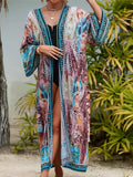 13 Colors Printed With Belt Crochet Knitted Tunic Beach Cover Up Cover-ups Beach Dress Beach Wear Beachwear Female Women K7201