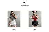 Cake Skirt White Fluffy High Waisted Girlish Style Short Half Skirt Black Ballet Skirt Fashion Sweet Korean Women 2026 New 55OK
