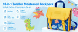 Toddler Busy Board Backpack Montessori Learning Activity Toy