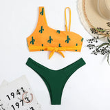 2026 Printed Thong Bikini Women Sexy Swimwear Female Braizlian Swimsuit Bathers Bathing Swimming Swim Suit Beachwear Summer