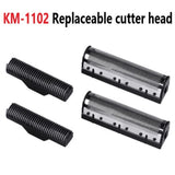 All New KEMEI KM-1102 4Pcs Hair Clipper Trimmer Shaver Replacable Knife Heads Knife Head Covers