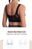 Sports Bra Women Hollow Mesh Gym Jogging Crop Top Female More Size Tops Yoga Fitness Vest Sujetador Push Up Sport Bras for Women
