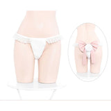 Bunny Girl Cosplay Sweater Underwear Women Sexy Lingerie White Plush Rabbit Ear Bra and Panties Suit Exotic Outfits Costumes