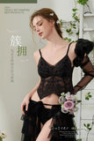 Summer French Lace Halter Bra Set Pure Sensual Beachwear Lightweight Mesh Bralette Backless Wirefree Comfort AU MOYISU Sexy Bra