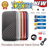 New SSD USB Flash Hard Drive External TypeC High Speed SSD USB3.1 256TB SSD Storage Portable HD Hard Disk