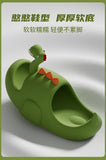 Women Dinosaur Slippers Summer Outdoor Indoor Shoes Soft Sole Non Slip Funny Slides Parent Children Home Floor Footwear