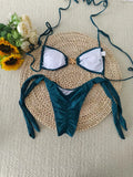 2026 Starfish Strappy Thong Bikini Women Swimwear Female Sexy Swimsuit Solid Bathers Bathing Swimming Swim Suit Beachwear