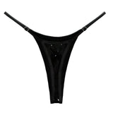 Sexy Micro Mini Bikini Bottoms High Waist Women Swimwear Thong Swimsuit Glossy Elastic Summer Brazilian Swim Trunks Beachwear
