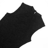 FDYOUI Women's Backless Sleeveless Bodysuits 2026 Summer Sexy Buttons Hollow Out Lace Jumpsuits Night Club Overalls Black Red