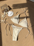 8 Colors Halter Ribbed High Leg Cut Bikini Female Swimsuit Women Swimwear Two-pieces Bikini set Bather Bathing Suit Swim V5541Y