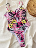 Wrinkled Bra Cup Swimsuits 2025 Female Swimwear One Piece Swimsuit Women Monokini High Cut Bathing Suit Swim Beach Wear Bodysuit