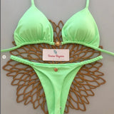 2026 New Sexy Prints Mciro Bikini Set Women Holiday Swimsuit Lace-up Swimwear 2 Piece Set Backless Biquine Brasileiro Beachwear