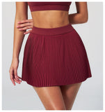 Golf Tennis Skirts with Pocket Women Gym Running Pleated Skorts Outdoor Sports Fitness Slim Shorts High Waist Yoga Golf Skirt