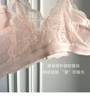 Summer Hot Sale! Front Closure Compression Bra for Small Bust - Sexy Lace Back Push Up Bralette, Lightweight Invisible Comfort
