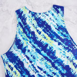 2026 Printed Tankini Set Two Pieces Swimsuit Women Drawstring Swimwear Female & Long knee Shorts Bathing Swimming Swim Suit
