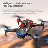 Lenovo M6 GPS Foldable Drone 8K Dual Camera 5G WIFI FPV Brushless Optical Flow Obstacle Avoidance Screen RC Quadcopter Drone