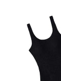 Ladies Solid Stripe One-Piece Swimsuit Comfortable Strap Offers Best Support Fashionable Design for Summer Beach And Pool Days
