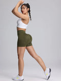 Women High Waist Yoga Shorts With Luminous Strips Sportswear Woman Gym Shorts Legging Fitness Running Activewear Workout Clothes