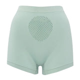 Women's Seamless Shapewear Boxer Briefs Solid Color Mid-Rise Boyshort Comfortable Breathable Underpants Yoga Sports Underwear