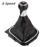 Car Gear Shift Knob Stick Knob HandBall Lever Shifter 5 6 Speed For Volkswagen VW Golf 5 6 MK5 MK6 R32 GTI 04-09 Scirocco(2009)
