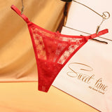 2026 Sweet And Sexy Thongs Breathable Thin Briefs For Woman Floral Patterned Thong Oversized Underwear трусы женские 부부생활 속옷