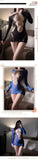 Sexy Hot Girl's Ripped Sheer Mesh Bodycon Dress Hot And Sexy One-shoulder Nightgown Dress Elegant Charming Pure Desire Thin ELSZ