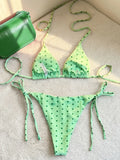 Sexy Swimsuit Women's Bikinis Swimwear Woman  Bathing Suit 2 Piece Triangle Bikinis Sets Beach Dress Wear Cover Up Beachwear