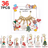 Cat Knitting Stitch Markers Metal Animal Enamel Charms Crochet Locking Knitting Markers Sew Accessories