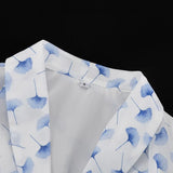 FDYOUI V-neck Short Sleeve Single Breasted Ruffles Blouse Tops+Mermaid Skirts Suits Elegant Floral Print Midi Dress 2 Piece Set