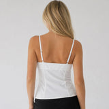 Women Camisole Summer Striped Slim Fit Spaghetti Strap Sweetheart Neck Tops for Going Out