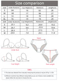 Full cup transparent chiffon sexy Lingerie 2-piece women's underwear set erotic bra suitable for special occasions MR2858