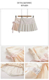 Design Sense Pure Love Girl Pink Cake Skirt Exquisite Sweet Lace Splicing Pleated Skirt Short Skirt Sweet Korean Women 2QEB