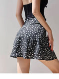 2026 Summer New Retro Vacation Style Small Floral Half Skirt High Waisted Wrap Buttocks Elegant Sweet Slim Short Skirt 06AH