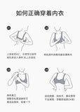 Rabbit Ear Lace Strapless Bra Minimizer Push Up for Large Bust Summer Thin Design Comfortable Backless Bra Women S-XL MOYISU AB