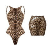 2026 2Pcs Sexy Women One Piece Swimsuit Female Swimwear Solid Biquini High Cut Monokini Push Up Swim Suits Bathingsuit Beachwear