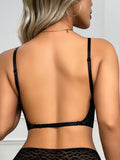 Ultra thin sexy spacer bra hang neck underwear breathable U back backless bralette underwire push up invisible bra
