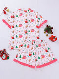 Women's Sleepwear Summer Dopamine Style Pajama Set Loungewear Ladies Pajamas Comfortable Casual Lapel Pajamas Shorts Set