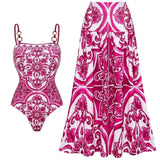 2026 New 2Pcs Ruffle Swimsuit Bandeau Biquini Sexy Bikini Women Swimwear Long Skirt Swimming Suit Female BathingsuitBathing Suit