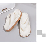Woman Beach Flip Flops Fashion Summer Shoes 2025 Trend Girls Platform Sandals Soft EVA Non-slip Female Indoor Outdoor Slippers