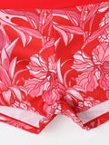 2026 Print High Waist Swimsuit Women High Neck Bikini Drawstring Swimwear Female Bathers Bathing Swimming Swim Suit Beachwear