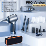 Car Wireless Vacuum Cleaner Strong Suction Handheld  Wet Dry Auto Vacuum Home & Car Dual Use Mini Vacuum Cleaner Home Appliance