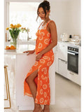 Foridol Top Skirt Dress Set Spring Summer Slit Maxi Long Dress Suit Matching Set Boho Beach Dress Vestidos Women Clothing 2025