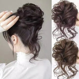 High Temperature Messy Chicken Tail Long Beard Curly Hair Fluffy Bride Curly Hair Flower Bud Female Wig Styling Accessories