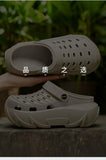 Thick Sole Fashion Clogs For Women Summer Platform Shoes Soft EVA Girls Indoor Street Slippers Female  Leisure Wedges Sandals