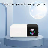 YG300 high-definition projector, home theater grade non occupancy projector, supports HDMI and USB connection for use