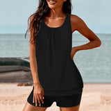2026 Pinted Floral Tankini Two Pieces Swimsuit Women Vintage Swimwear Female Bathers Bathing Swimming Swim Suit Beachwear