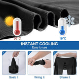 Summer Cooling Hoodie Towel Sweat-absorbent Cool Anti-UV Cycling Soft Cold Sensing Quick-drying Scarf for Fitness Hiking Fishing