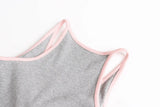 Sports vest U-neck slim fit camisole bottoming T-shirt