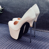 Sexy Peep Toe Pumps for Women 2025 New 6CM Platform Party Nightclub Stage Stilettos 16CM High Heels Pole Dance Stripper Shoes