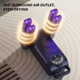 Foldable UV Shoes Dryer with Intelligent Timer Electric Shoe Drying Machine Fast Deodorizes Sterilizes Heats Boots Sneakers